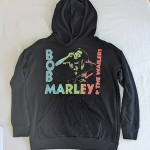 Zion Rootswear Bob Marley & The Wailers Black Hoodie Size M